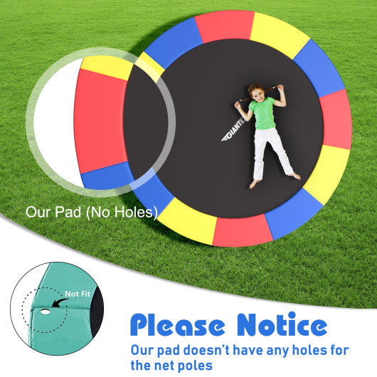 15 Feet Universal Trampoline Spring Cover-Multicolor W2B
