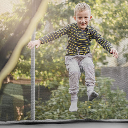 15/16 Feet Trampoline Replacement Safety Net with Adjustable Straps-16 ft W2B