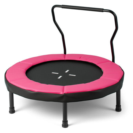 40 Inch Trampoline for Kids Indoor Outdoor Fitness Trampoline-Blue W2B