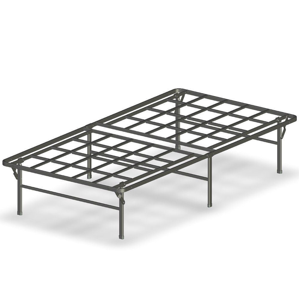 Twin XL Heavy Duty Foldable Metal Platform Bed Frame FastFurnishings