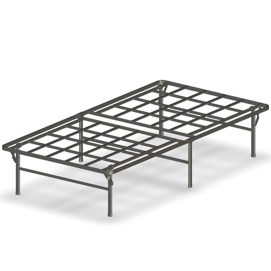 Twin XL Heavy Duty Foldable Metal Platform Bed Frame FastFurnishings