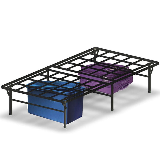 Twin XL Heavy Duty Foldable Metal Platform Bed Frame FastFurnishings