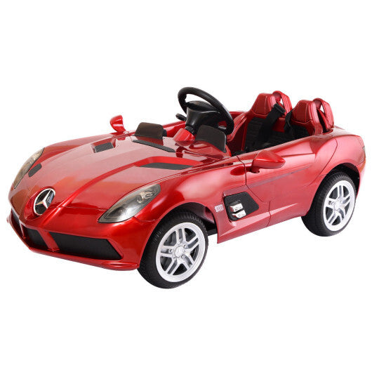 Mercedes Benz Z199 12V Electric Kids Ride On Car Licensed MP3 RC Remote Control-Red