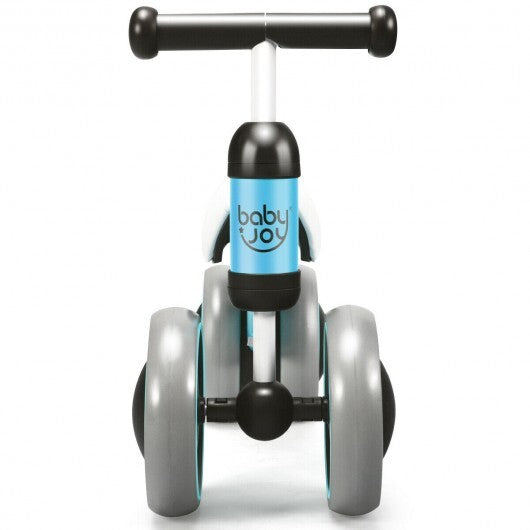 Baby Balance Bike for 2 Years Old Boys Girls No Pedal 4 Wheels-Blue - Color: Blue W2B