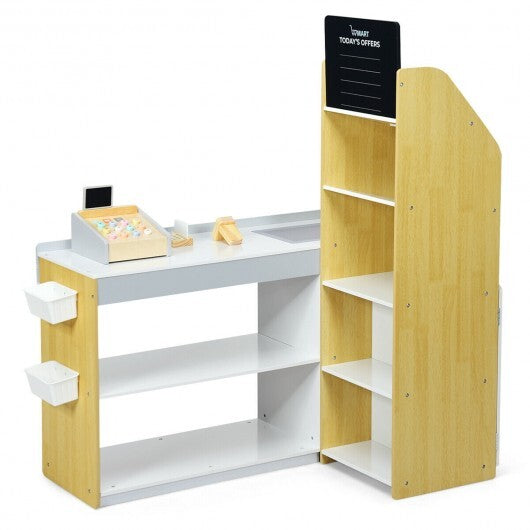 Grocery Store Playset Pretend Play Supermarket Shopping Set