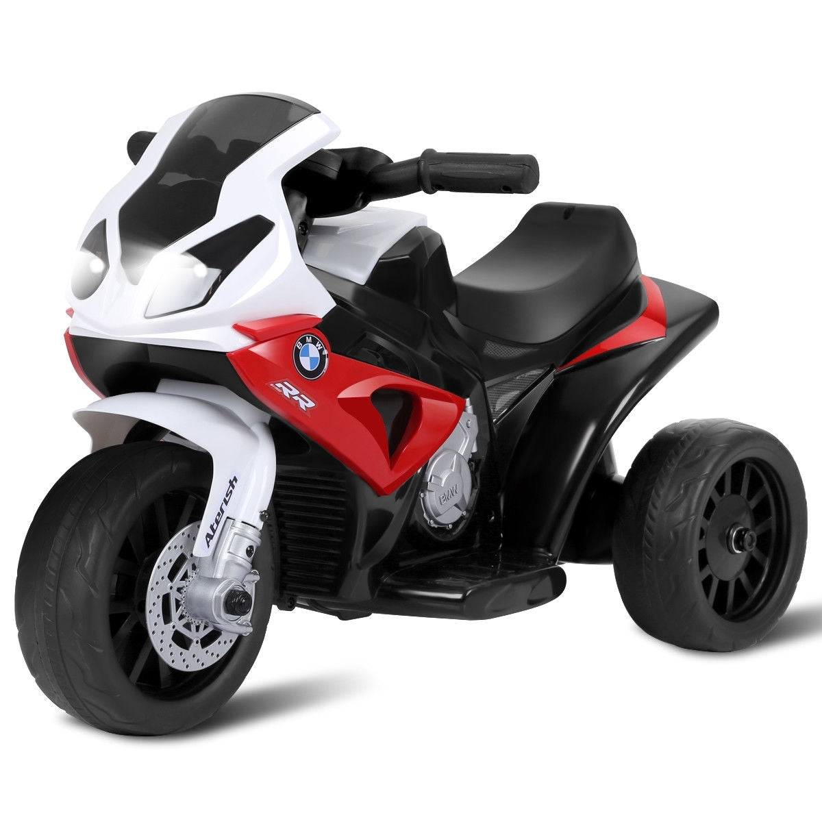 6V Kids 3 Wheels Riding BMW Licensed Electric Motorcycle-Red - Color: Red W2B