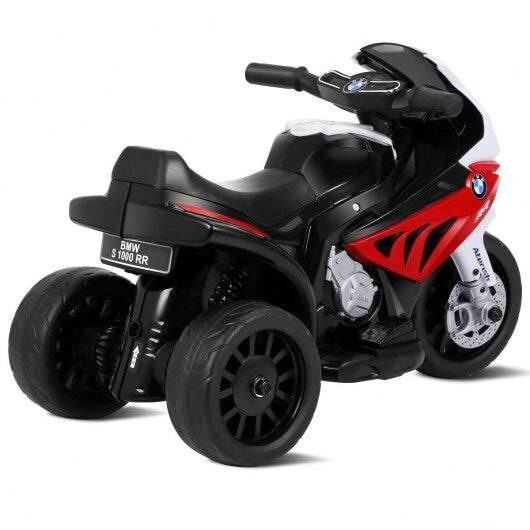6V Kids 3 Wheels Riding BMW Licensed Electric Motorcycle-Red - Color: Red W2B