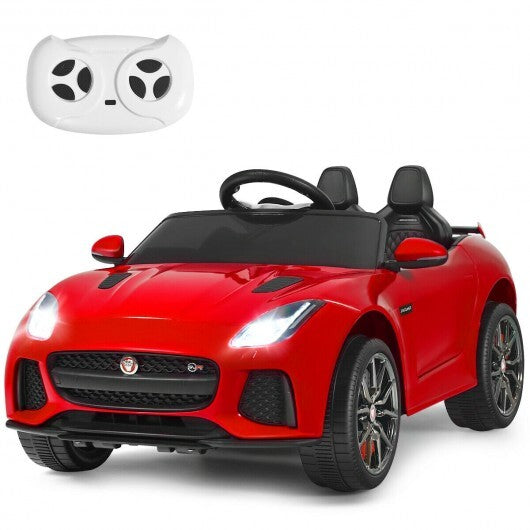 12V Jaguar F-Type SVR Licensed Kids Ride On Car-Pink