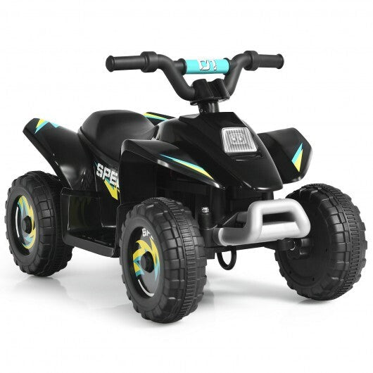 6V Kids Electric ATV 4 Wheels Ride-On Toy -Black W2B