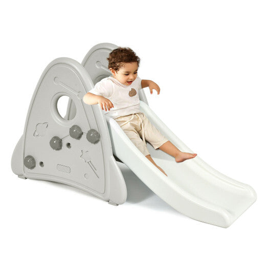 Freestanding Baby Slide Indoor First Play Climber Slide Set for Boys Girls -Blue W2B