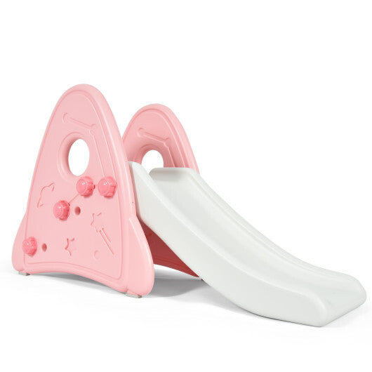Freestanding Baby Slide Indoor First Play Climber Slide Set for Boys Girls -Blue W2B