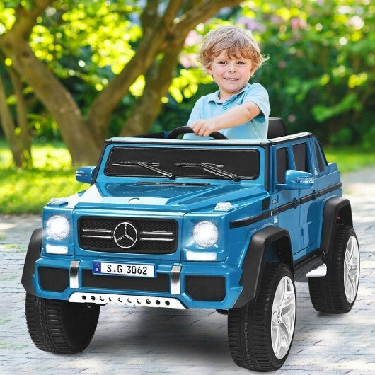 12V Licensed Mercedes-Benz Kids Ride On Car-Navy - Color: Navy W2B