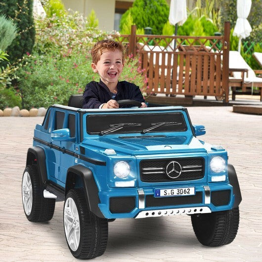 12V Licensed Mercedes-Benz Kids Ride On Car-Navy - Color: Navy W2B