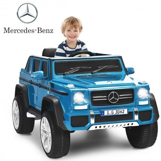 12V Licensed Mercedes-Benz Kids Ride On Car-Navy - Color: Navy W2B