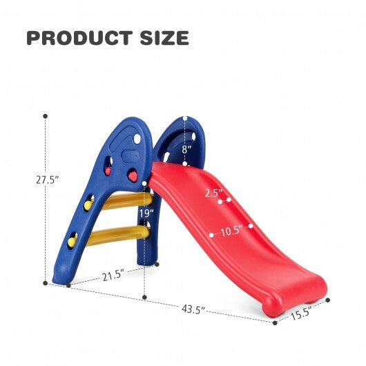 2 Step Children Folding Plastic Slide W2B