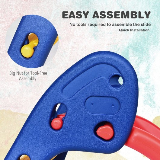 2 Step Children Folding Plastic Slide W2B