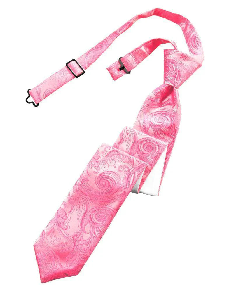 Tapestry Skinny Necktie Pre- Tied Tux-USA