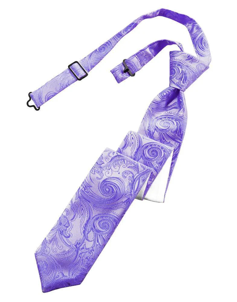 Tapestry Skinny Necktie Pre- Tied Tux-USA