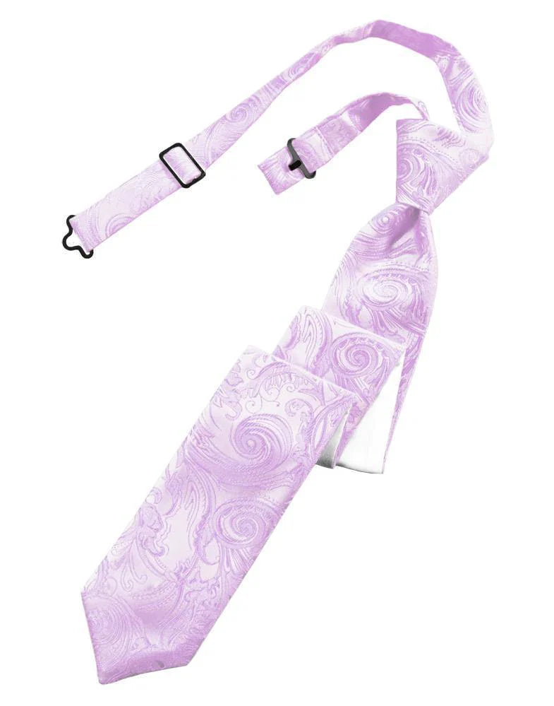 Tapestry Skinny Necktie Pre- Tied Tux-USA