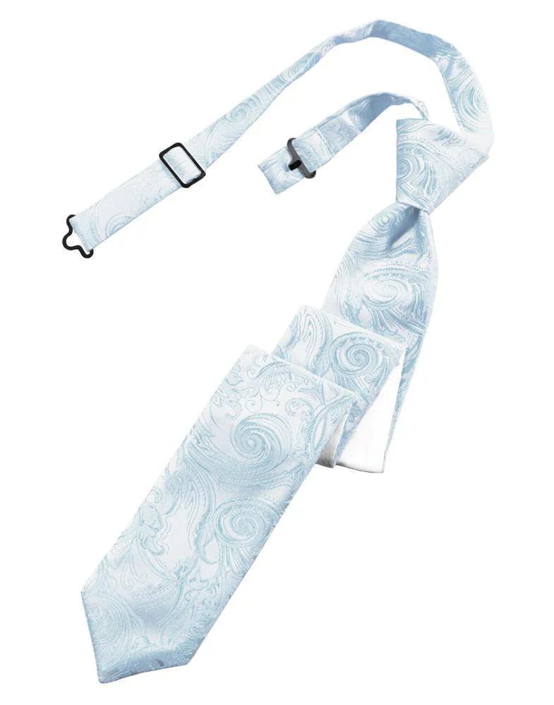 Tapestry Skinny Necktie Pre- Tied Tux-USA