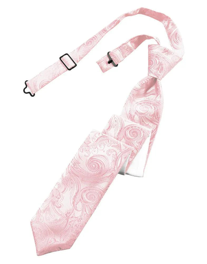 Tapestry Skinny Necktie Pre- Tied Tux-USA