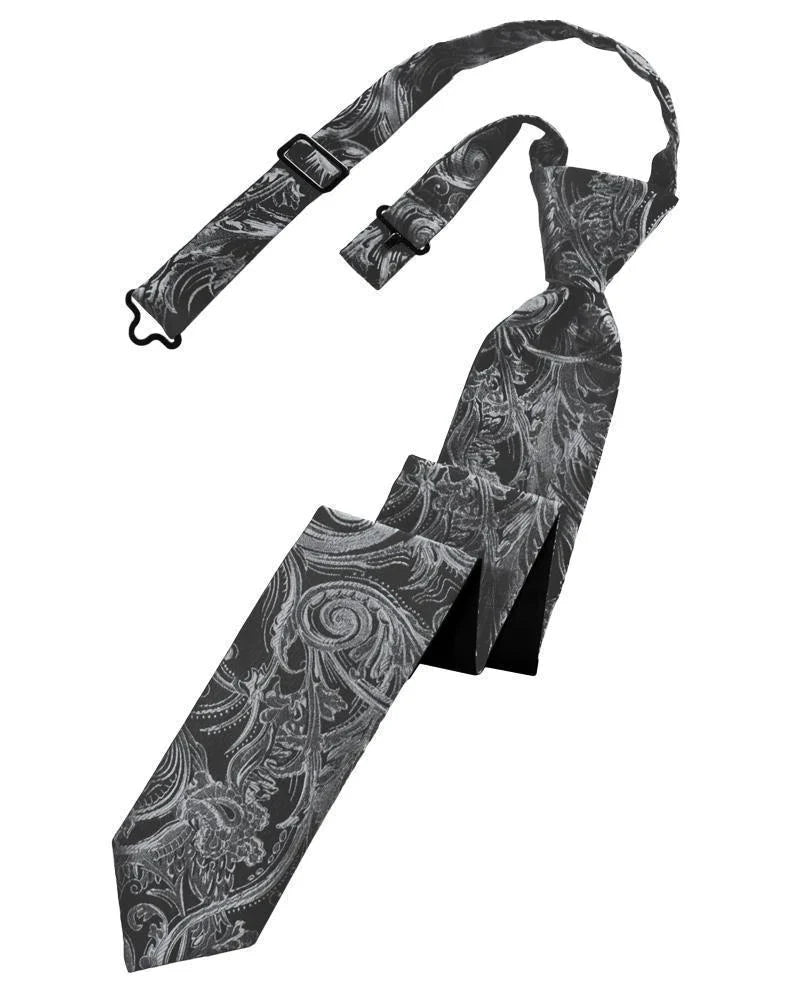 Tapestry Skinny Necktie Pre- Tied Tux-USA