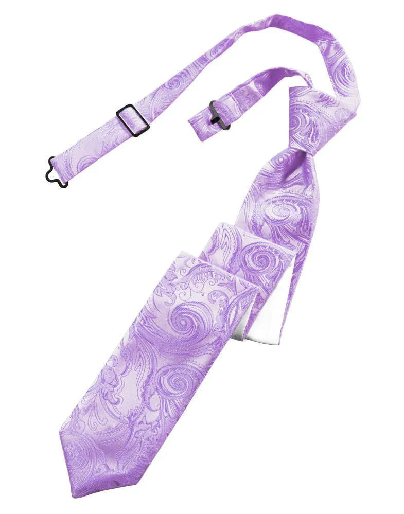 Tapestry Skinny Necktie Pre- Tied Tux-USA
