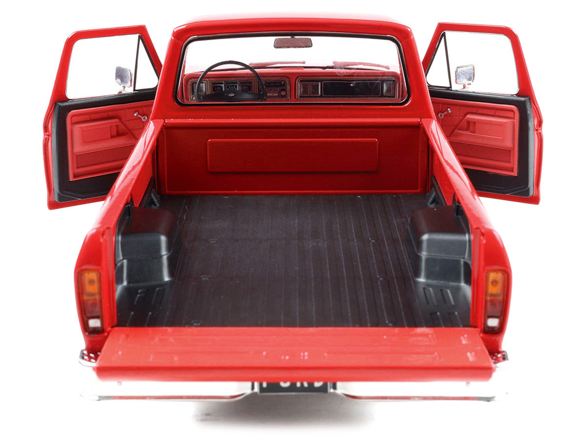 1974 Ford F-100 Pickup Truck Candy Apple Red 1/18 Diecast Model Car by IXO Models Greenlight