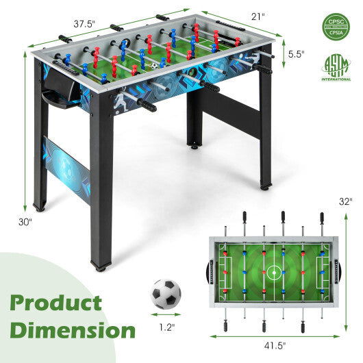 Stable Soccer Table Game with 2 Footballs for All Ages W2B