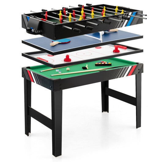 4-in-1 Multi Game Table with Pool Billiards W2B