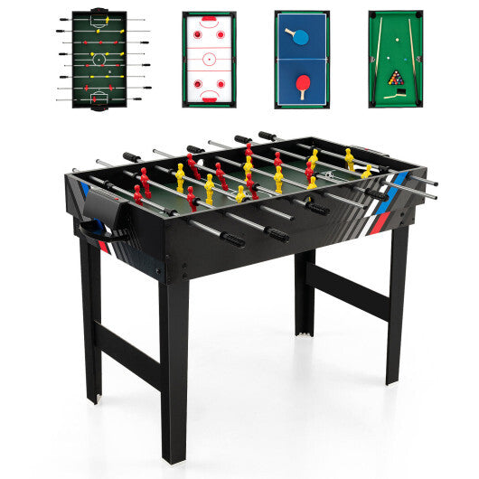 4-in-1 Multi Game Table with Pool Billiards W2B