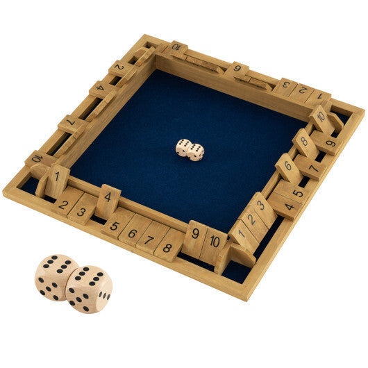 24 Inch Extra-Large Shut The Box Game for 2-4 Players W2B