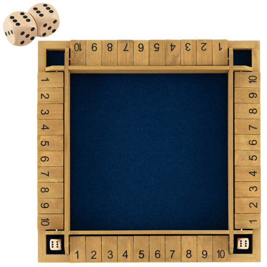 24 Inch Extra-Large Shut The Box Game for 2-4 Players W2B