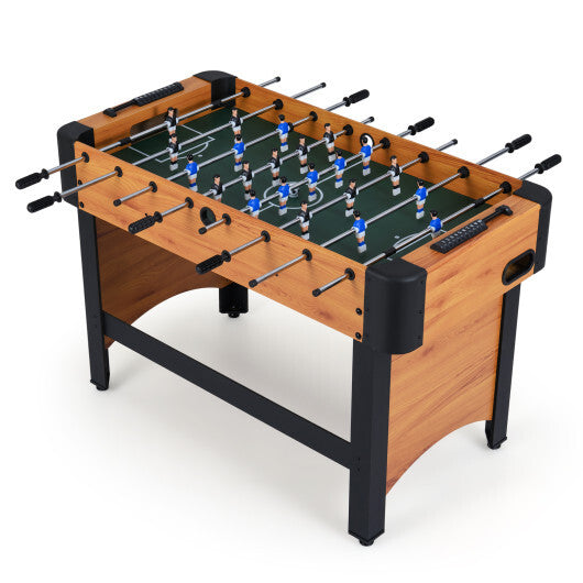 Foosball Table Competition Full Size Soccer Game Table with 22 Players-Natural