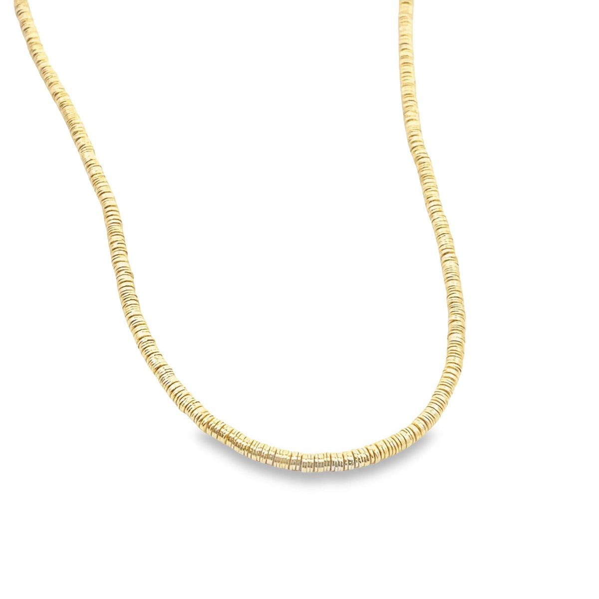 3mm Flat Ball Disc Necklace MIA Jewelry