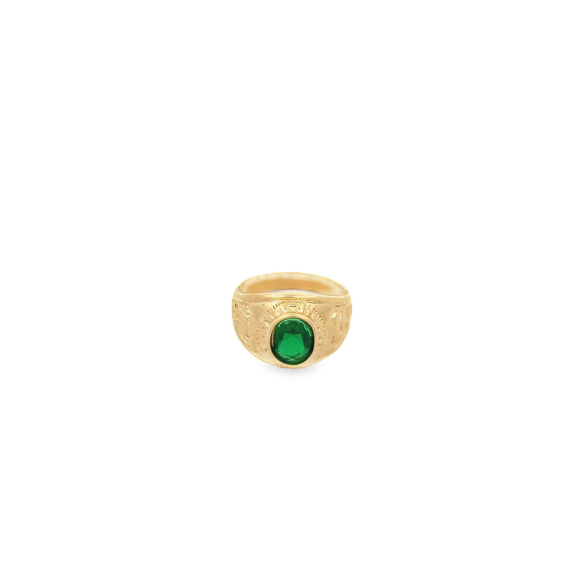 Thick Ring Band With Stone (D89) MIA Jewelry
