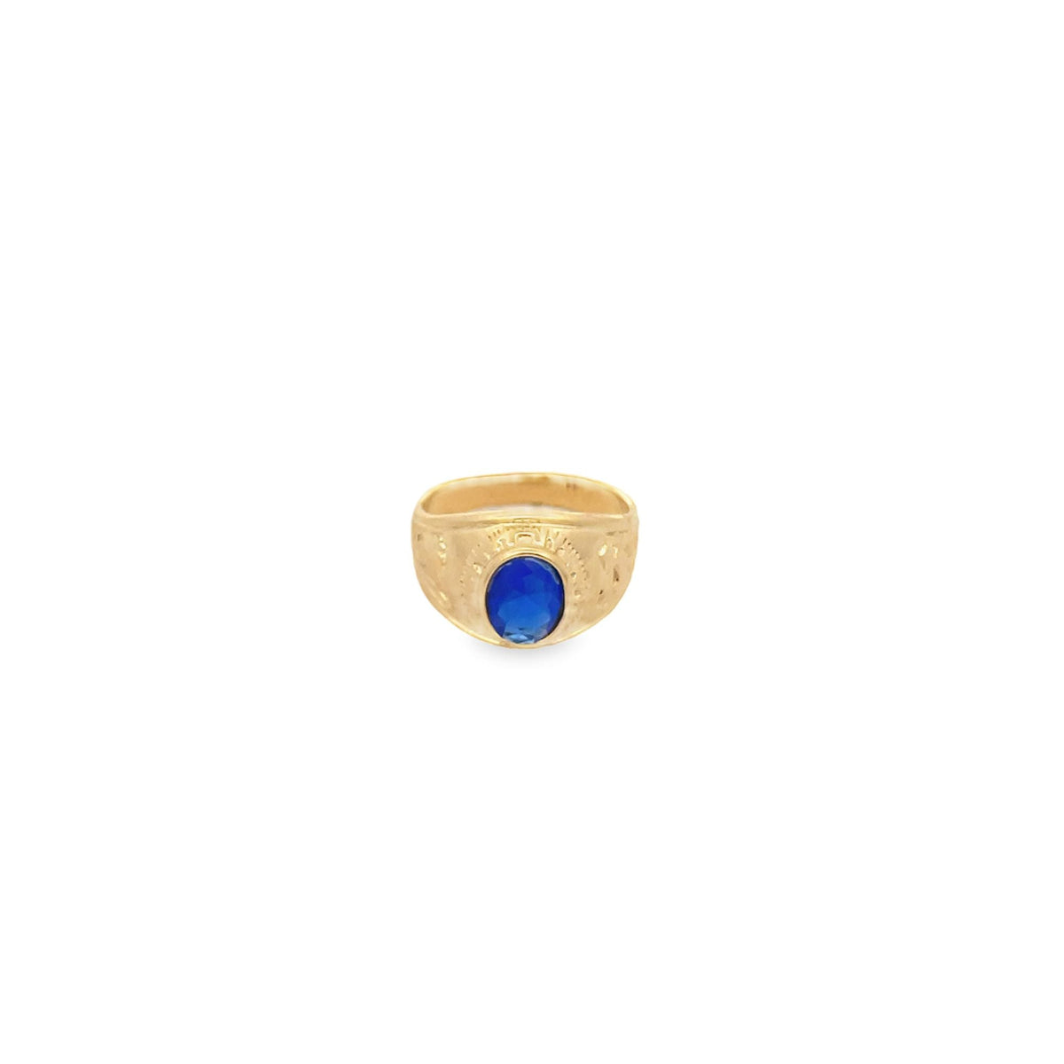 Thick Ring Band With Stone (D89) MIA Jewelry