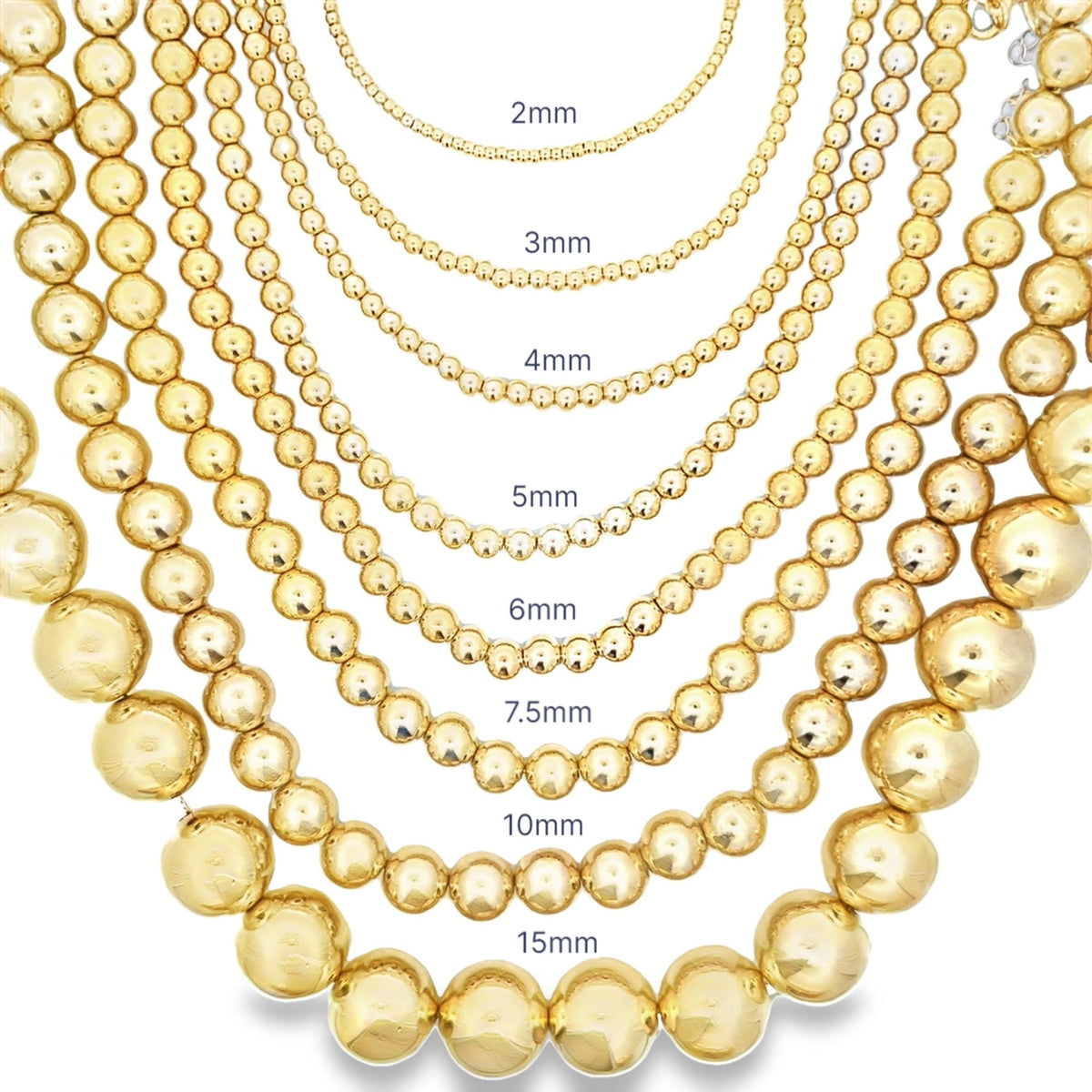 Beaded Chain Necklace (F270-F281/H125) MIA Jewelry