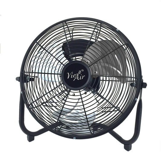 Vie Air 20 Inch Industrial Tilting High Velocity 3 Speed Metal Floor Fan W2B
