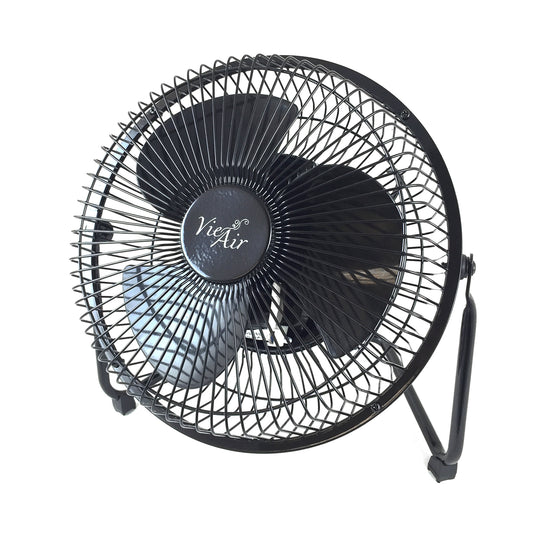 Vie Air 8 Inch High Velocity Metal Desk and Floor Fan
