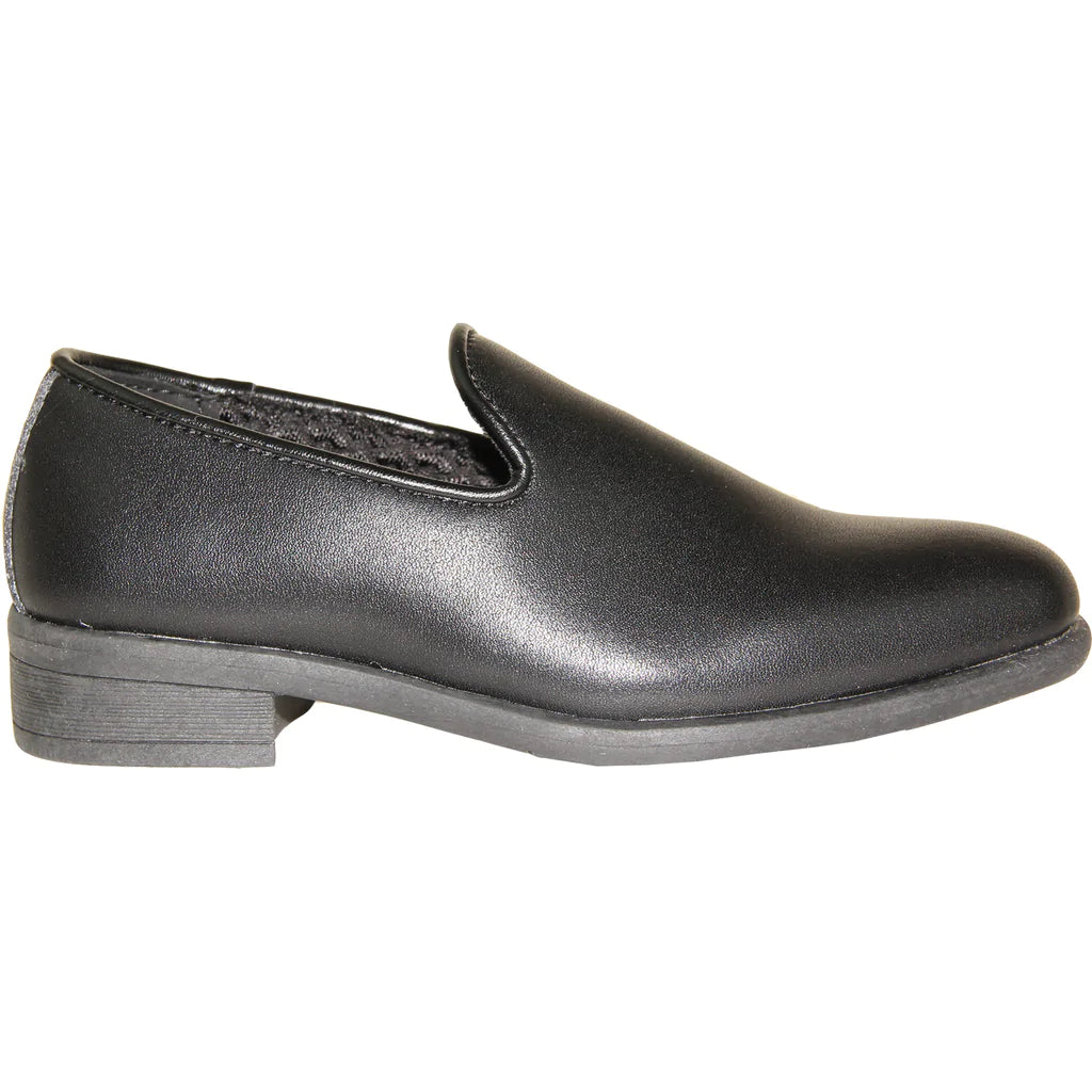 VANGELO Boy VALLO-3KID Dress Shoe Formal Tuxedo for Prom & Wedding Black Matte-3