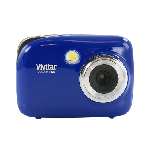 Vivitar ViviCam F122 14.1 Mega Pixels Digital Camera with 1.8 Inch LCD Screen in Blue W2B