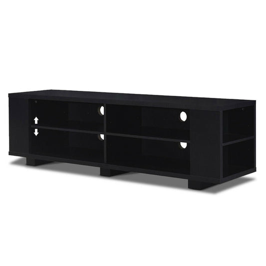 Modern TV Stand in Walnut Wood Finish - Holds up to 60-inch TV FastFurnishings