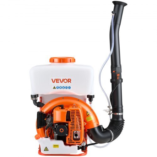 Backpack Fogger Sprayer, 63CC 3HP Engine, Gas Powered Fogger Sprayer with 4 Gallon Tank, Powder and Liquid Mister Duster System for Effective Fleas Ticks Critters Control, Gardening & Farming W2B