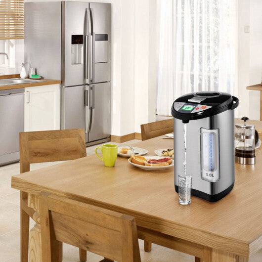 Costway 5-Liter LCD Water Boiler and Warmer Electric Hot Pot Kettle Hot Water Dispenser W2B