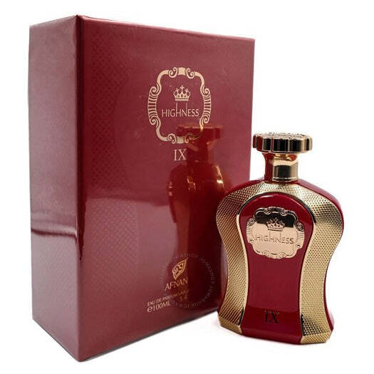 Afnan Highness IX Maroon Eau De Parfum W2B