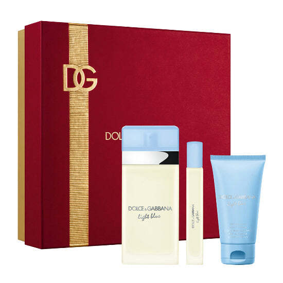 D & G Light Blue 3 Piece Gift Set W2B
