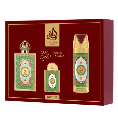 Lattafa Pride Queen Of Arabia 3 Piece Gift Set W2B