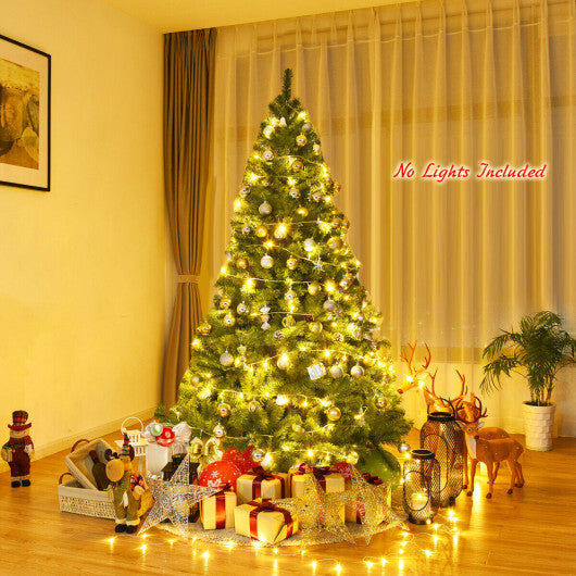 Costway PVC Artificial Christmas Tree Premium Hinged-6 ft W2B