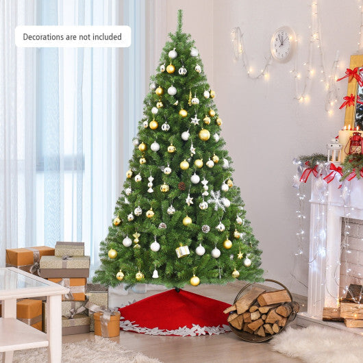 Costway PVC Artificial Christmas Tree Premium Hinged-6 ft W2B